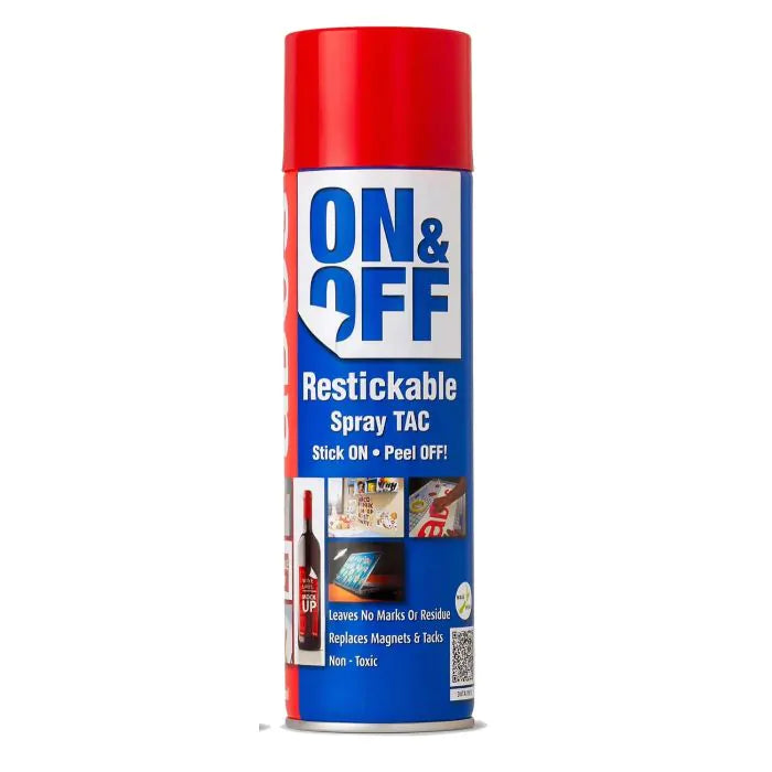 ADOS On & Off Restickable Spray Tac 550ml