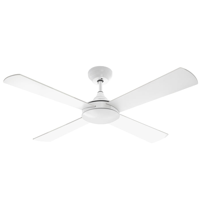 Arlec 130cm White Boston II 4 Blade Ceiling Fan