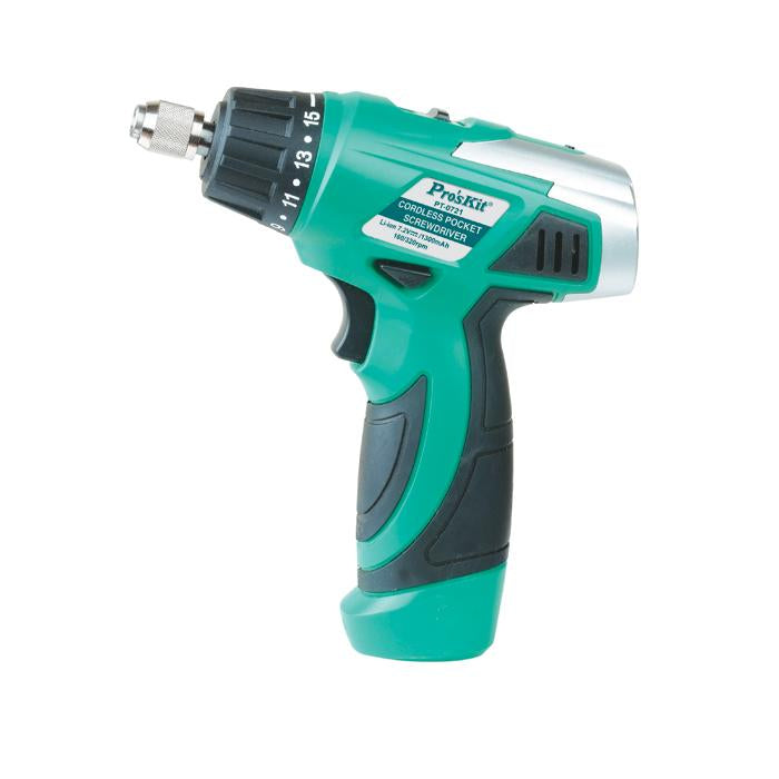 Cordless Pocket Screwdriver 7.2V (230V AC 50Hz)