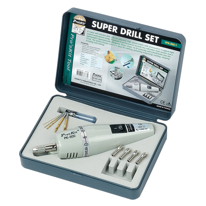 Super Drill Set (W/O Adaptor and 5pcs grindstones)