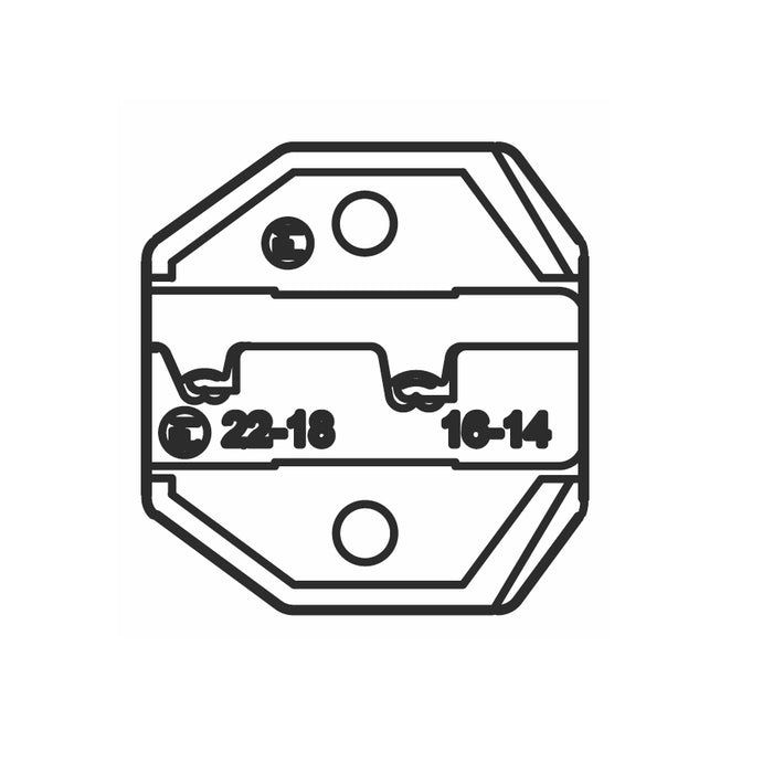 Die Set For Non-insulated Flag Terminal