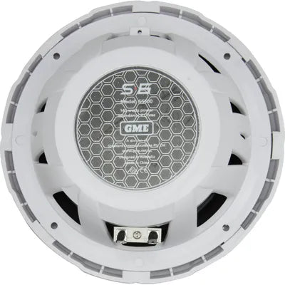 GME 140 Watt IP54 Marine Flush Mount Speakers - 180mm (Pair) - White