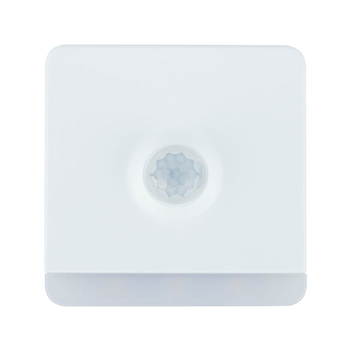 Arlec 62 x 48.5mm White Plug In Square Motion Night Light