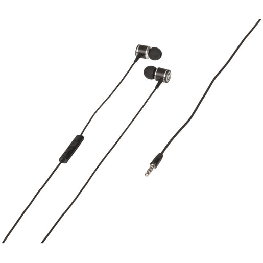 Digitech Aluminium Stereo Earphones with Microphone and Volume Control