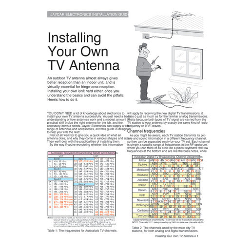 Installing Your Own TV Antenna Booklet