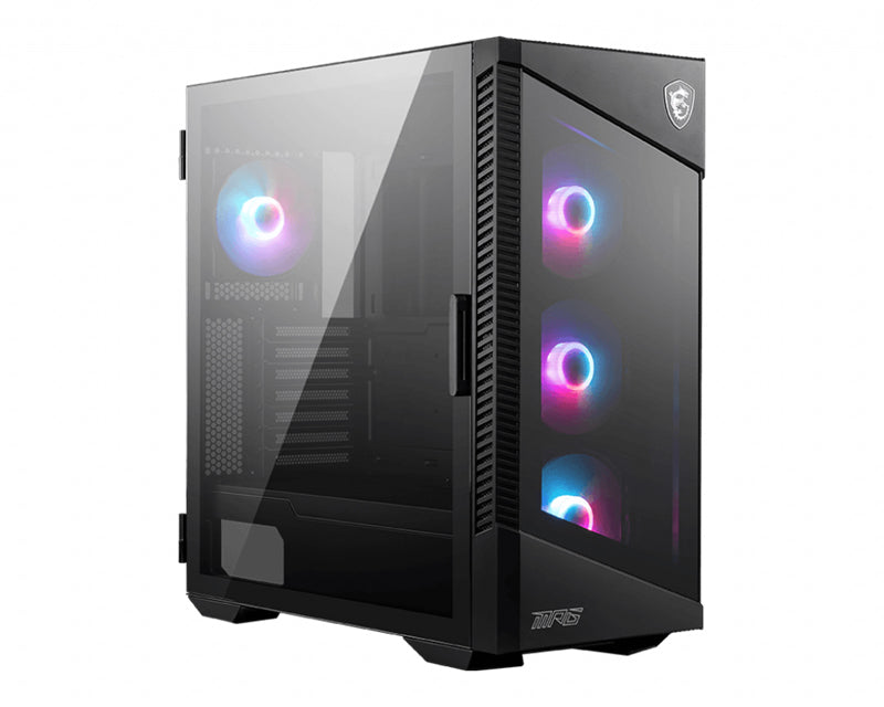 MSI MPG VELOX 100R Mid-Tower Case, Support  E-ATX / ATX / M-ATX / ITX,  2x 2.5', 2x 3.5', 7x Exp Slots, 2x USB 3.2, 1x USB-C, 1x Audio 1x Mic(BLACK)