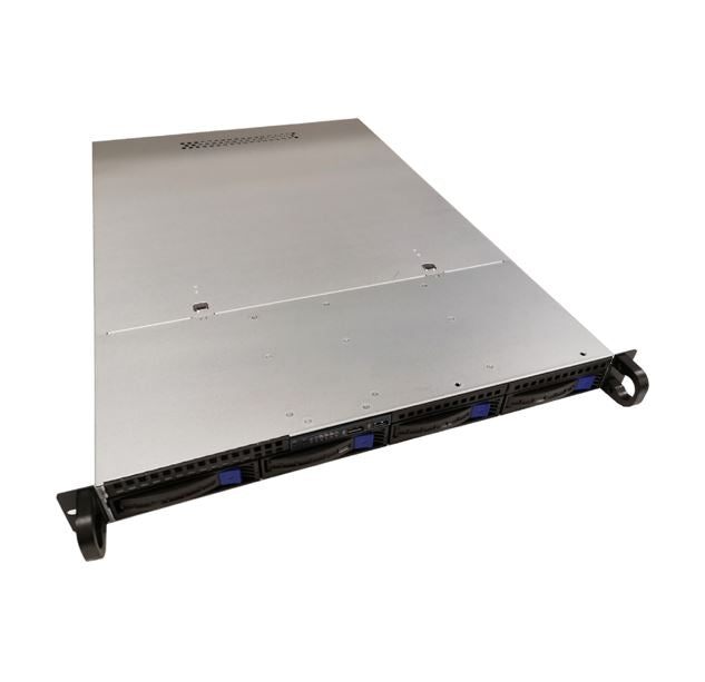 TGC Rack Mountable Server Chassis 1U 650mm, 4x 3.5' Hot-Swap Bays, up to EEB Motherboard, FH PCIe Riser Card Required, 1U PSU Required