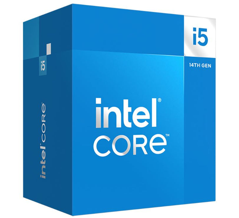 Intel i5 14500 CPU 3.7GHz (5.0GHz Turbo) 14th Gen LGA1700 14-Cores 20-Threads 29.5MB 65W UHD Graphics 770 Retail Raptor Lake with Fan