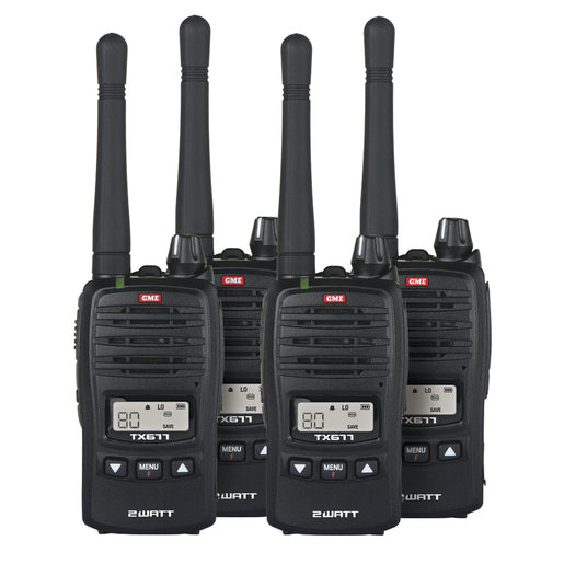 GME 2W UHF Transceiver TX677QP Quad Pack