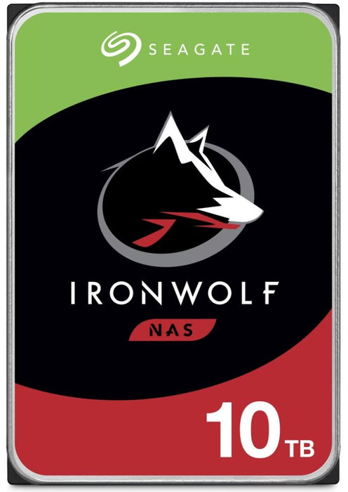 Seagate IronWolf ST10000VN000 10TB 7200 RPM 256MB Cache SATA 6.0Gb/s 3.5' Hard Drives Bare Drive