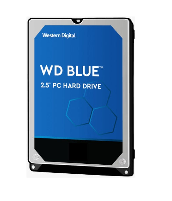 Western Digital WD Blue 500GB 2.5' HDD SATA 6Gb/s 5400RPM 128MB Cache CMR Tech 2yrs Wty