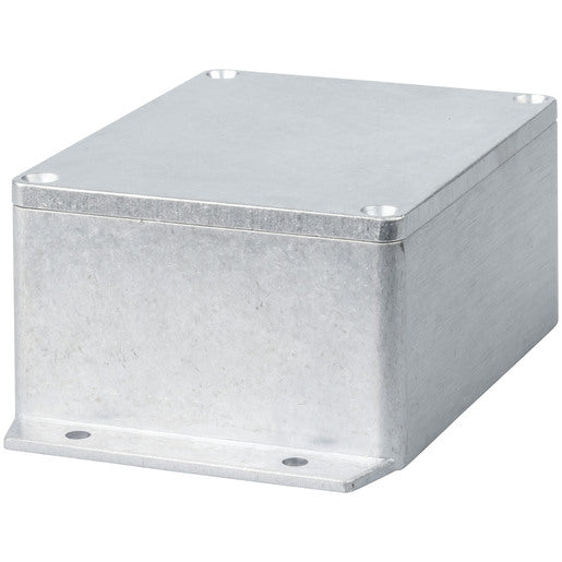 IP65 Sealed Diecast Aluminium Boxes - Flanged - 115(W)x90(D)x55(H)mm