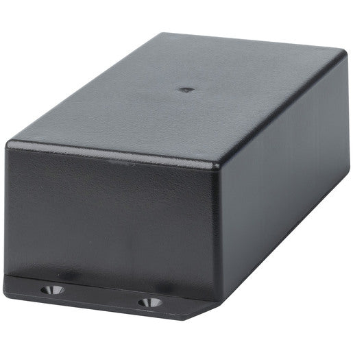 Jiffy Box - Black with mounting flange - 130X68X44 - UB3