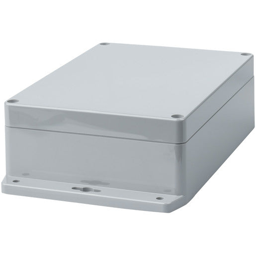 Dark Grey Enclosure with Mounting Flange - 171(W) x 121(D) x 55(H)mm