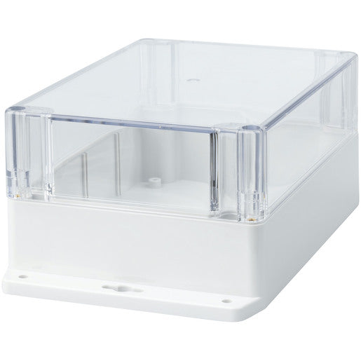 Sealed Polycarbonate Enclosure with Mounting Flange 171(W) x 121(D) x 80(H)mm