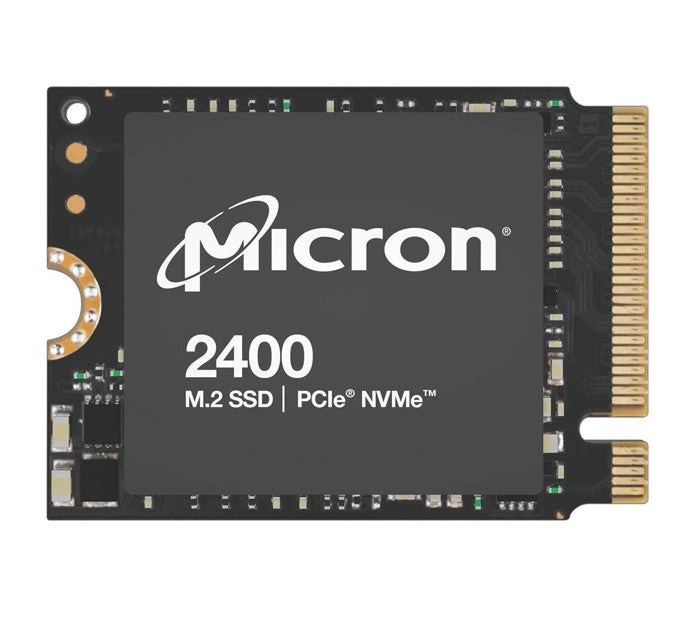 Micron/Crucial 2400 512GB M.2 2230 NVMe SSD 4200/1800 MB/s 400K/400K 150TBW 2M MTTF AES 256-bit for Lenovo Legion Go Valve Steam Deck Asus Rog Ally