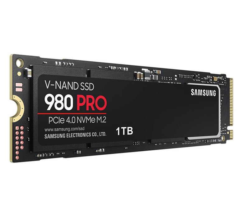 Samsung 980 Pro 1TB Gen4 NVMe SSD 7000MB/s 5000MB/s R/W 1000K/1000K IOPS 600TBW 1.5M Hrs MTBF for PS5 5yrs Wty