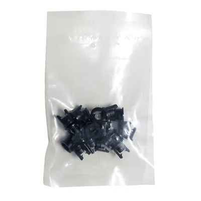 5mm LED Clips Black - Pack of 20