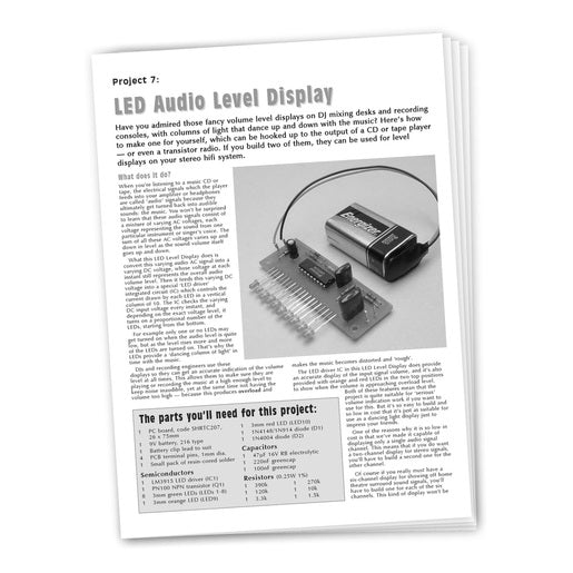 Instructions to suit SC2 Project - KJ8212 Sound level meter