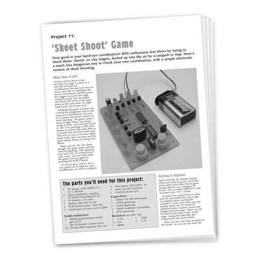 Instructions to suit SC2 Project - KJ8220 Skeet shooting game