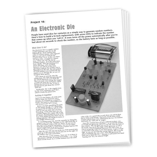 Instructions to Suit SC2 Project #16 - Electronic Dice (KJ8222)