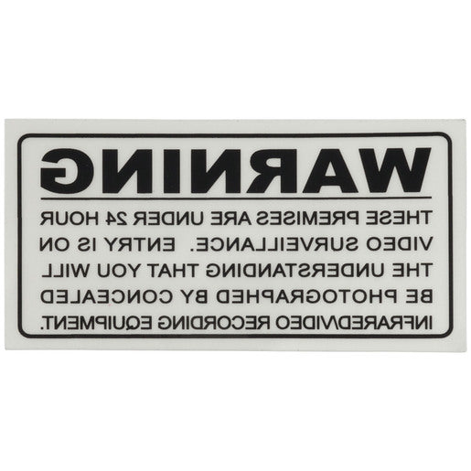 Internal Surveillance Warning Sticker