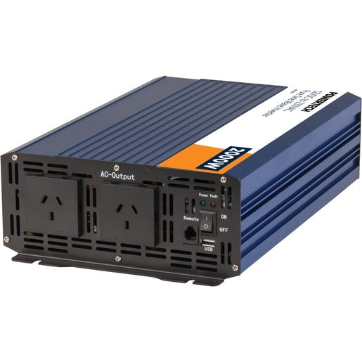 2000W 12VDC to 230VAC Pure Sine Wave Inverter