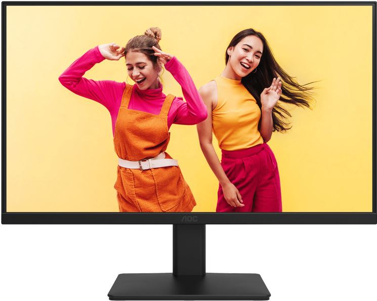 AOC 23.8' IPS 100hz, Ultra Slim design, Flicker Free, Full HD 1080, VGA, HDMI 1.4. VESA 75x75 mm.Low Blue,  Office Home Monitor