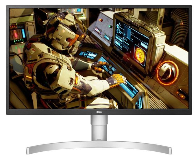 LG 27' IPS 5ms 4K UHD, SRGB 98%, 10bit Panel, Height / Pivot / Tilt Adjustable Stand, FreeSync, 300cd, HDR 10, HDMI x2, DP, VESA 100/100 Headphone