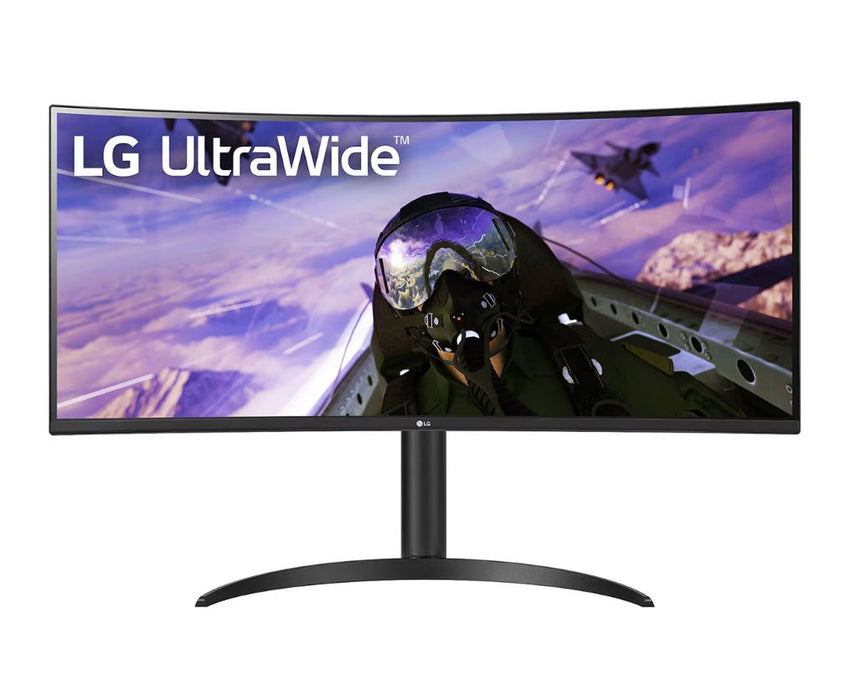 LG 34'Ultra Wide Curved 21:9,  3440 x 1440,  HDR 10, 1ms, 160hz, Speaker x 2, Freesync Office, Media, Gaming Monitor