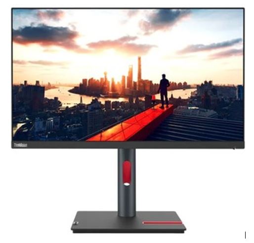 Lenovo ThinkVision P24h-30 23.8'/24' QHD USB-C Docking Monitor 2K 2560x1440 16:9 IPS Height Adjustable Tilt Swivel Pivot DP HDMI USB-C LAN USB3.2 Hub