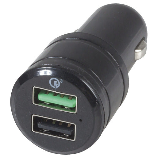 5.4A Dual USB Car Charger with QualcommÂ¬Ã† Quick Chargeâ€šÃ‘Â¢ 3.0