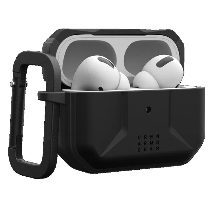 UAG Civilian Apple Airpods Pro (2nd Gen) Case - Black (104124114040), DROP+ Military Standard, Co-Mold Design, Weather-Resistant,Precise Fit