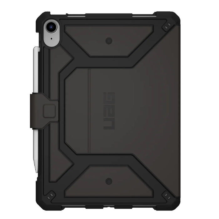 UAG Metropolis SE Apple iPad (10.9') (10th Gen) Folio Rugged Case - Black (12339X114040), DROP+ Military Standard, Adjustable Stand, 1 Year Warranty