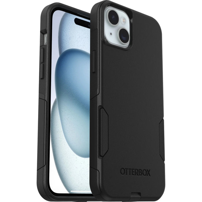 OtterBox Commuter Apple iPhone 15 Plus / iPhone 14 Plus (6.7') Case Black - (77-92577), Antimicrobial, DROP+ 3X Military Standard, Dual-Layer