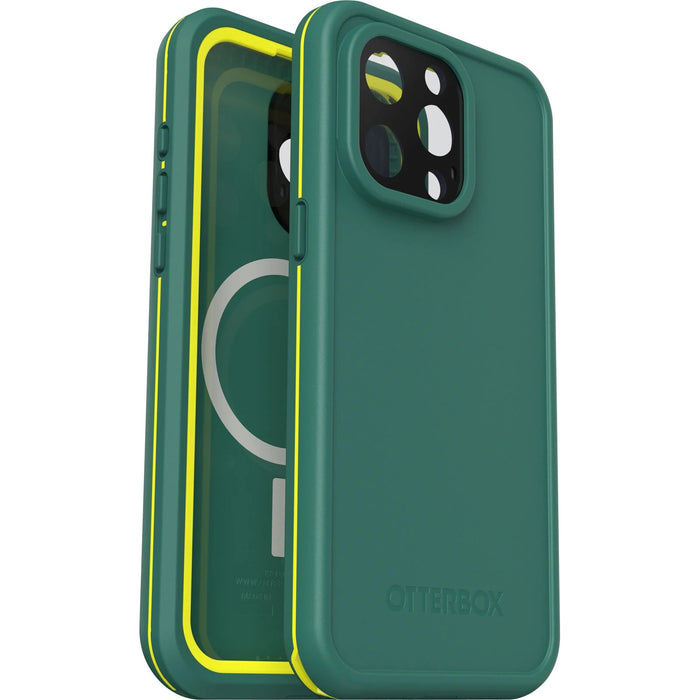 OtterBox Fre MagSafe Apple iPhone 15 Pro Max (6.7') Case Pine (Green) - (77-93430), DROP+ 5X Military Standard, 2M WaterProof