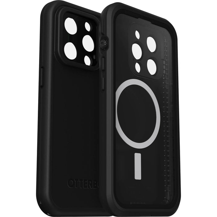 OtterBox FRE Magsafe Apple iPhone 14 Pro Case Black - (77-90172), DROP+ 5X Military Standard, 2M WaterProof, Built-In Screen Protector,360Â° Protection