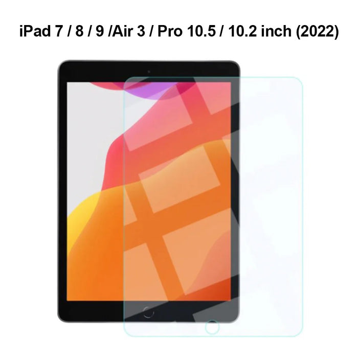 USP Apple iPad (10.2') (9th/8th/7th Gen) / iPad Air 3 / iPad Pro (10.5') Tempered Glass Screen Protector : Full Coverage, 9H Hardness, bubble-free