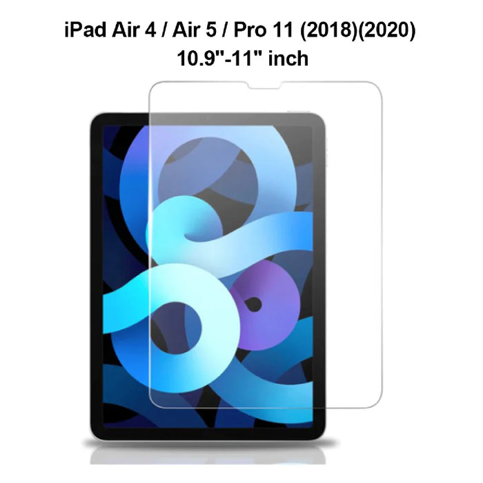 USP Apple iPad Air (10.9') (5th/4th) / iPad Pro (11') Tempered Glass Screen Protector : Full Coverage, 9H Hardness, Bubble-free, Anti-fingerprint