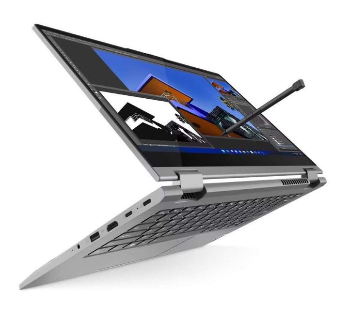 LENOVO ThinkBook 14 Yoga G4 14' WUXGA TOUCH Intel U5-125U 16GB DDR5 256GB SSD Windows 11 PRO Iris Xe Graphics WIFI6E Fingerprint Pen Flip 1YR OS 1.6kg