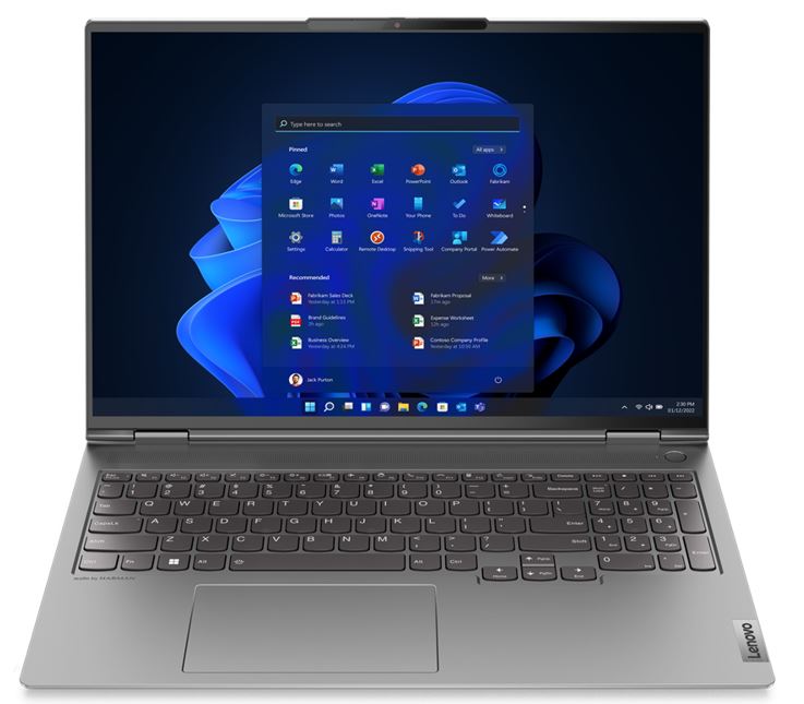 LENOVO ThinkBook 16 G3 16' WUXGA AMD Ryzen R5-6600H 16GB DDR5 512GB SSD WIN 11 PRO RTX 3060 WIFI6E Thunderbolt Fingerprint Backlit 1YR OS 1.7kg ~i5