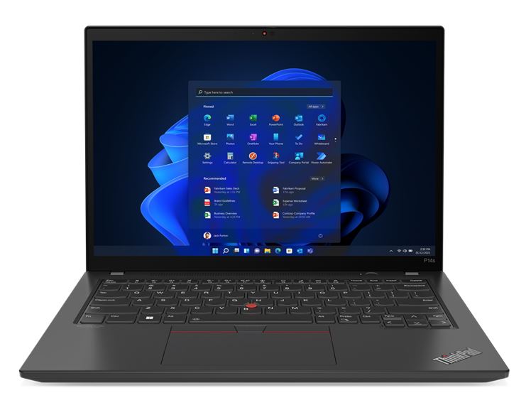 LENOVO ThinkPad P14S G5 14'' WUXGA IR Intel U7-155H 32GB DDR5 1TB SSD Windows 11 Pro nVidia RTX A500 AI PC NPU TOPS 11 Thunderbolt 3yr Prem 1.6kg