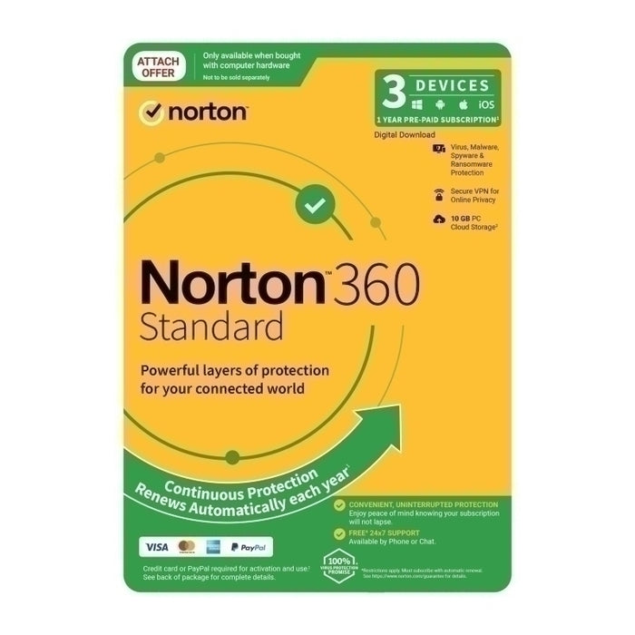 Norton 360 Standard 1U 3D 1Yr