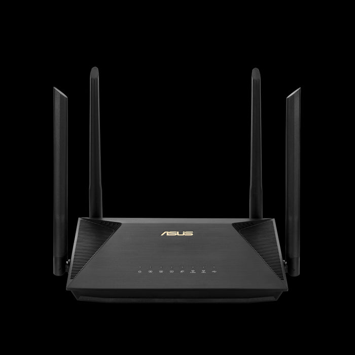 ASUS RT-AX53U AX1800 Dual Band WiFi 6 (802.11ax) Router MU-MIMO & OFDMA, AiProtection Classic, 1201 Mbps @ 5GHz, 574 Mbps @ 2.4GHz