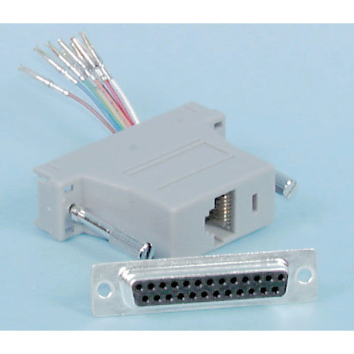 D25 Female to RJ45 Computer Adaptor