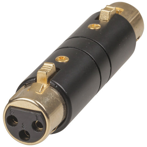 3 Pin XLR Socket to 3 Pin XLR Socket Adaptor