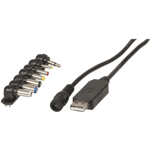 Universal USB 9V Step-Up Power Cable