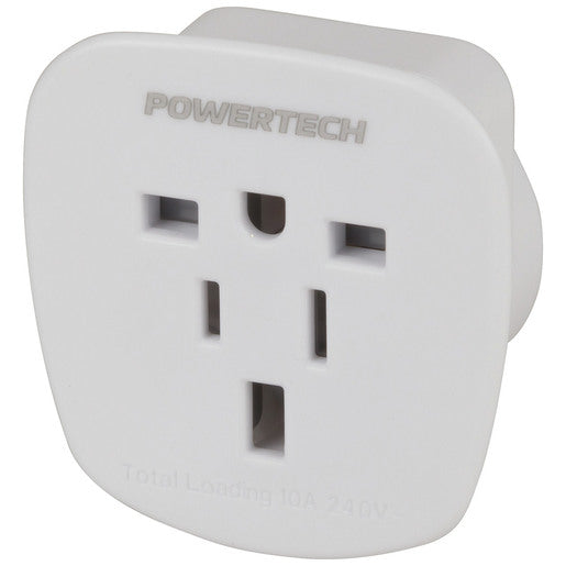 Universal Inbound Travel Adaptor suits USA and UK 3-pin plugs