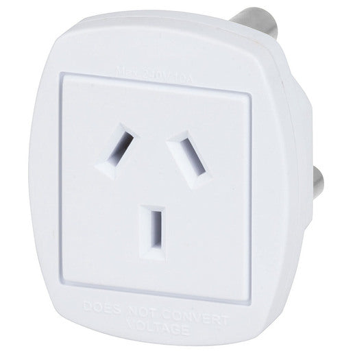 Mains Travel Adaptor for Australia/New Zealand going to South Africa/India