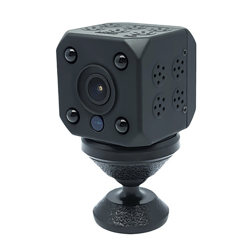 Miniature 1080p WiFi IP Camera with Rechargeable Battery and IR LEDs for night vision